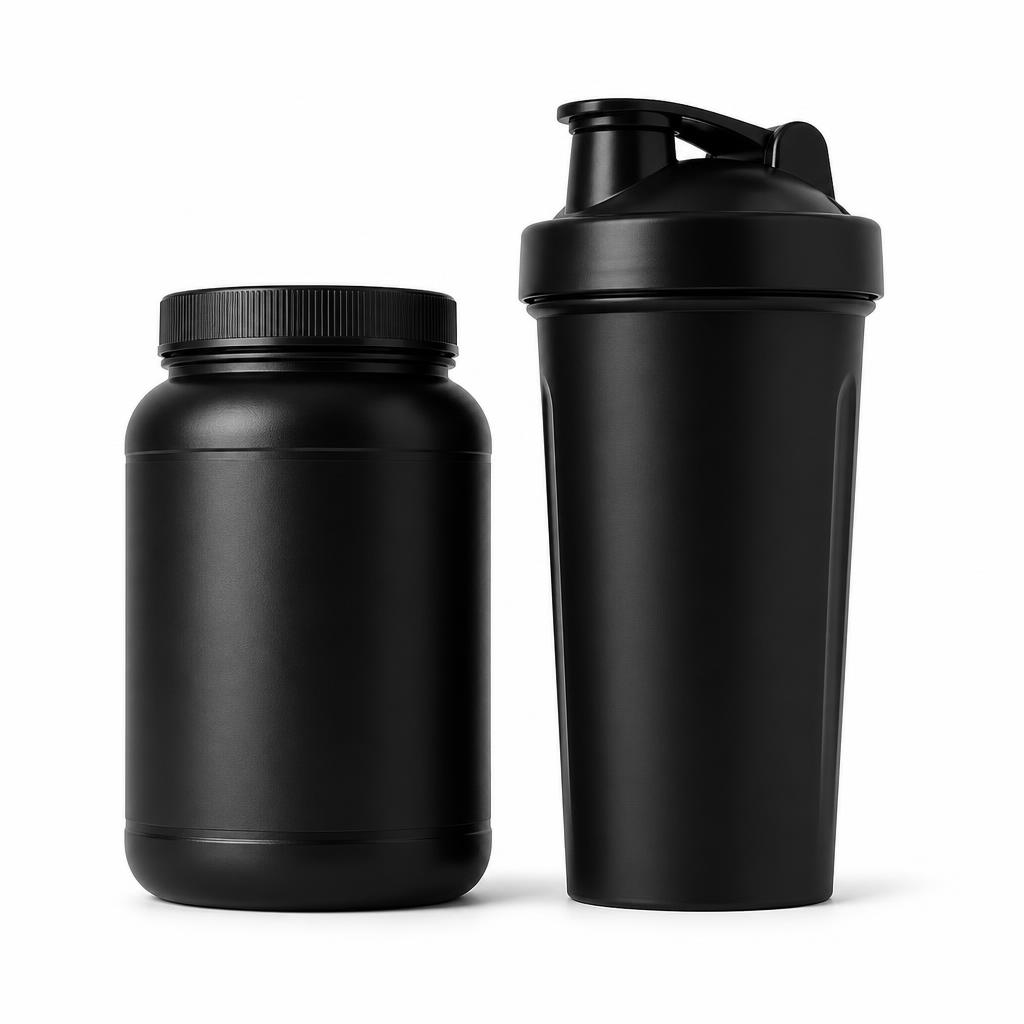 Wellness supplements and shaker